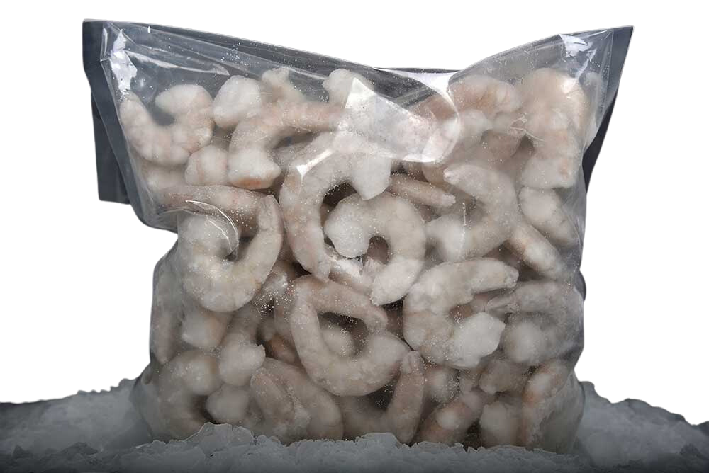 Camaron crudo pelado pescador
